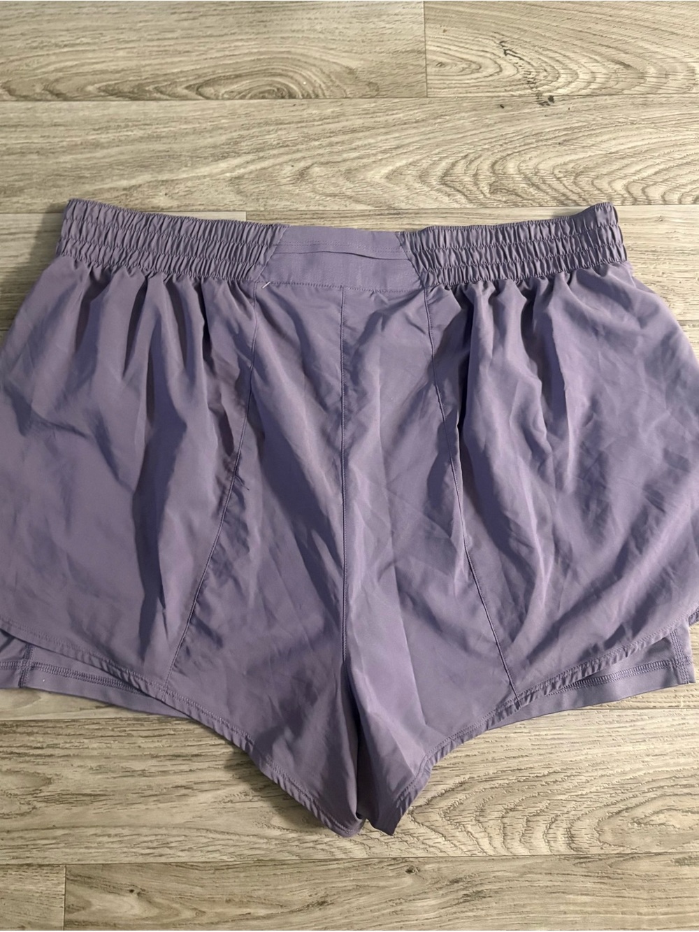 Nike Lavender Women's Athletic Shorts - Picture 2 of 4